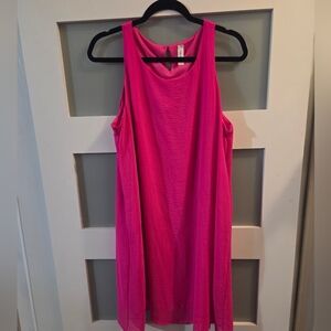 Elegant Pink Sleeveless DressTamera XL Hot Pink Lined Sleeveless Dress